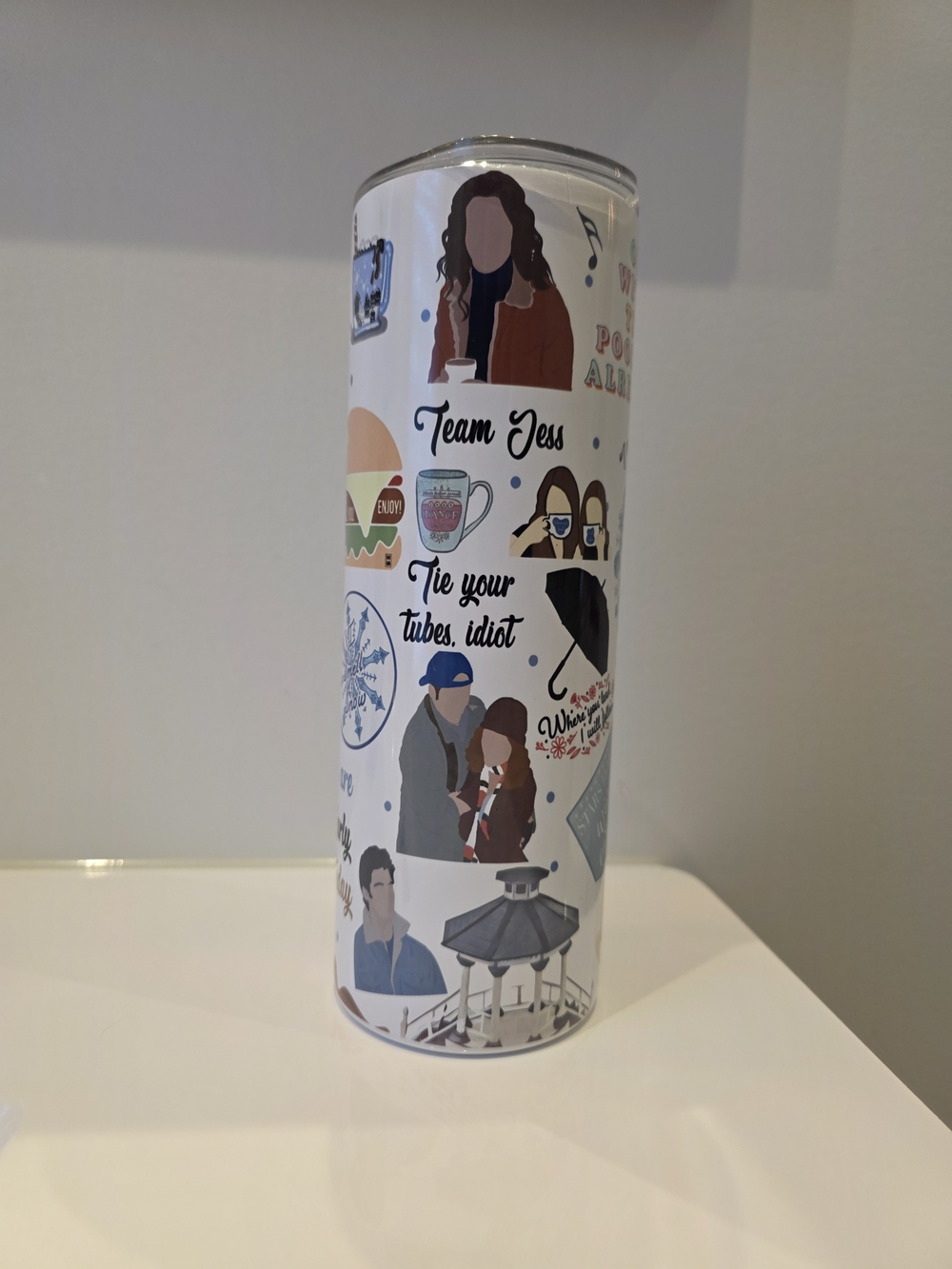 20oz Stainless Steal Tumbler - Girlmore Girls Themed